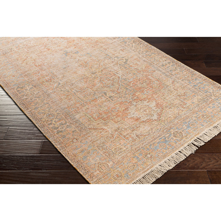 Jones Handmade Orange/Blue/Gray Rug Joss & Main